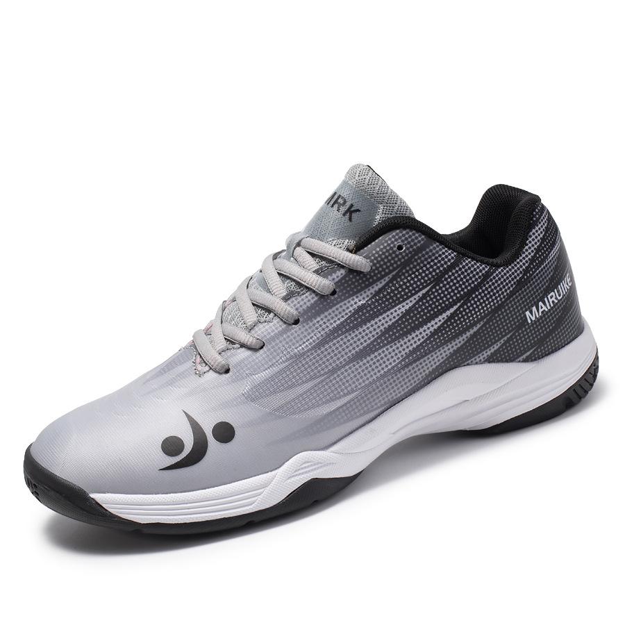 

Tennis sports training shoes autumn non-slip shock absorption professional running volleyball badminton shoes sports shoes 45 сірий колір