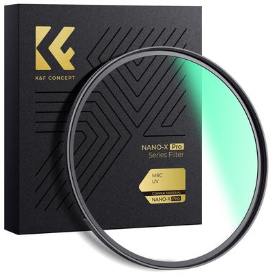 Concept Lens Protection Filter MCUV Filter 55mm Brass HD Super Resolution Ultra High Transmittance Flare and Ghost Prevention No Color Cast 36 Layer