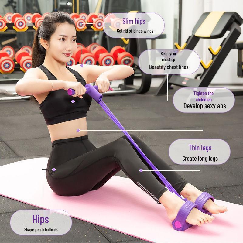 Non-Slip Yoga Mat & Resistance Band Set for Cross-Border Fitness