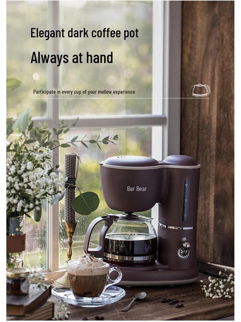 Bear American Vollautomatische Kaffee- und Teemaschine für Zuhause oder das Büro