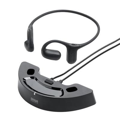 SANWA DIRECT Wireless Earphones for with Charging Low Open Ear Up To 10 Hours Continuous TV Earphones TV, Bluetooth, Cradle, Latency, Design, Built-in