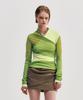 Kimjisu Layered Long Sleeve Top _ Green