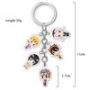 JOJO's Bizarre Adventure Acrylic Double-Sided Transparent Keychain Set of 5 Pendants
