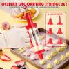Cookie Gun Make Cookies Abrasives Piping Gun Tools Full Set of Solute Bean Baking Set Piping Nozzle Squeezing Flowers