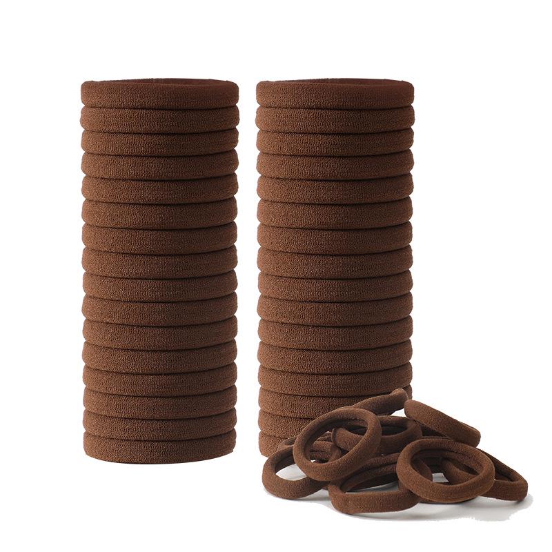 High Elasticity Seamless Hair Ties: Thickened, Knotted Bands for Women