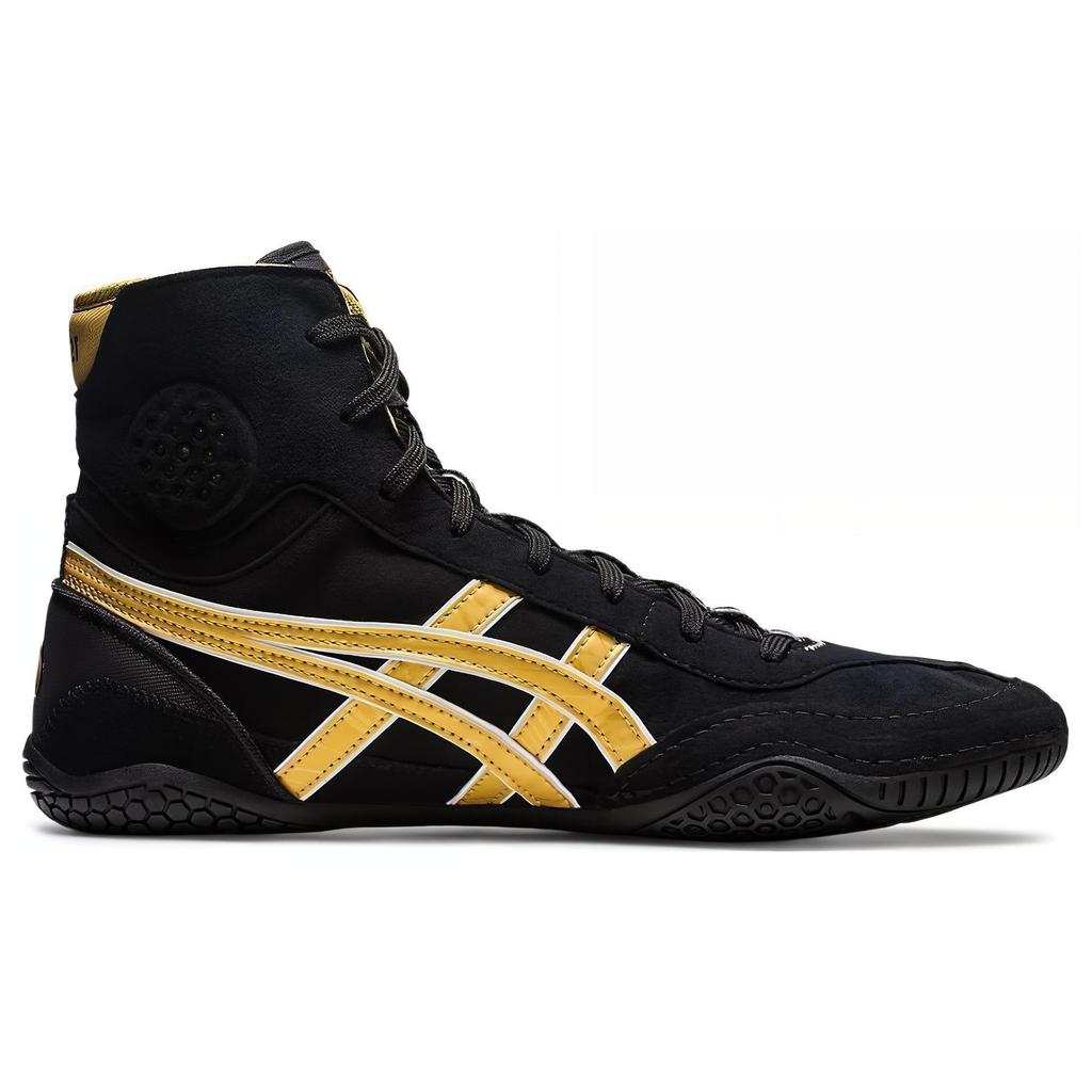 New Asics Dan Gable Evo 3 'Black Rich Gold' 1081A052-001
