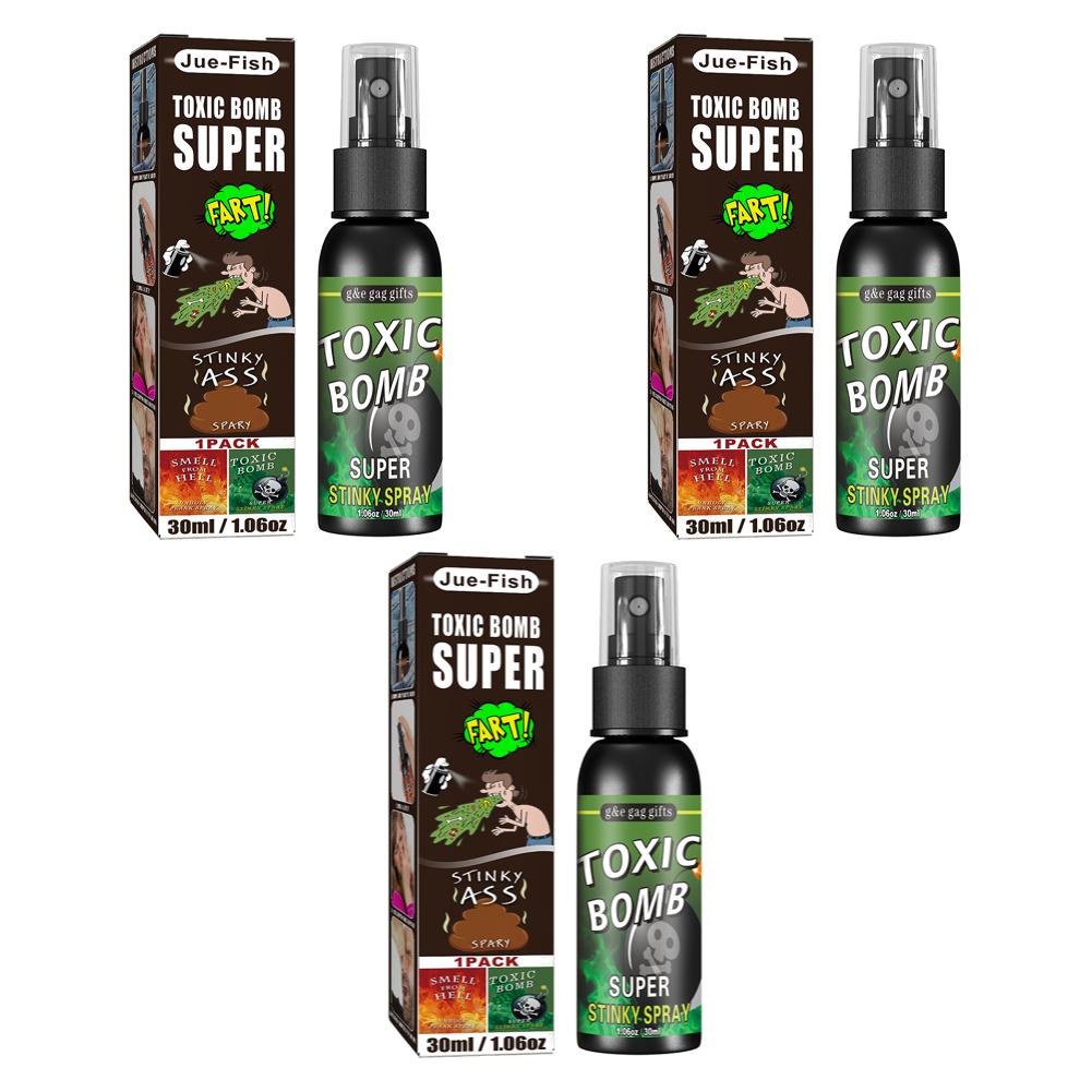 30ml Fart Gag Spray Prank Joke Plastic Smelly Stinky Gags Party Supplies Liquid Fart Gag for Adults Kids Non Toxic for Halloween