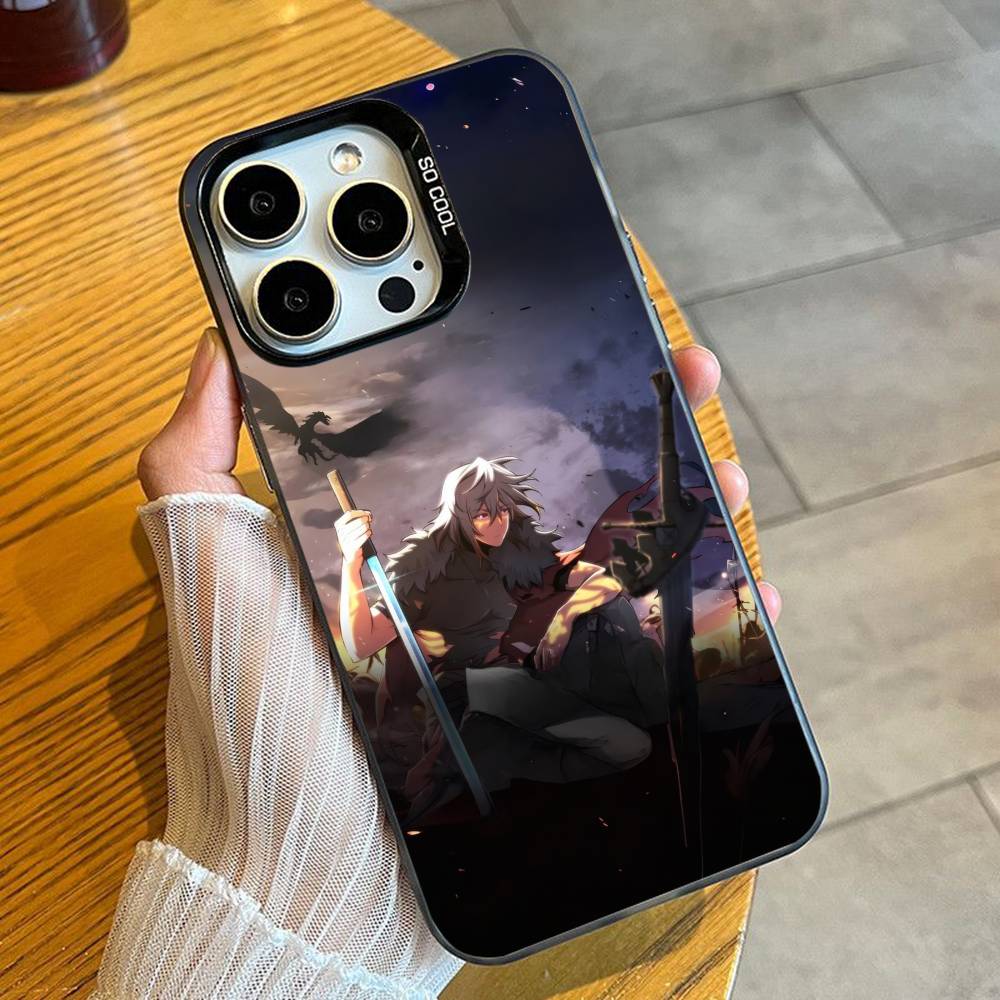 A-Arthur L-Leywin B-Begin After The End Phone Case For iPhone 16 17 15 14 12 13 Pro Max Black Candy Matte Shockproof Cover