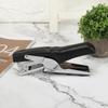 Office Stapler Labor Saving Tool School Supplies Clamp Type Black for Craft Collection