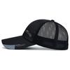 Summer Mesh Breathable Extended Brim Sunshade Baseball Cap for Men