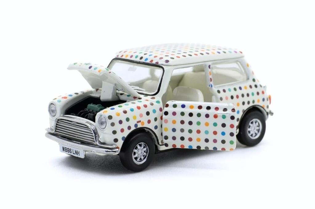 Tiny City Mini Cooper Mk 1 Polka Dot Diecast Model Car 1/50
