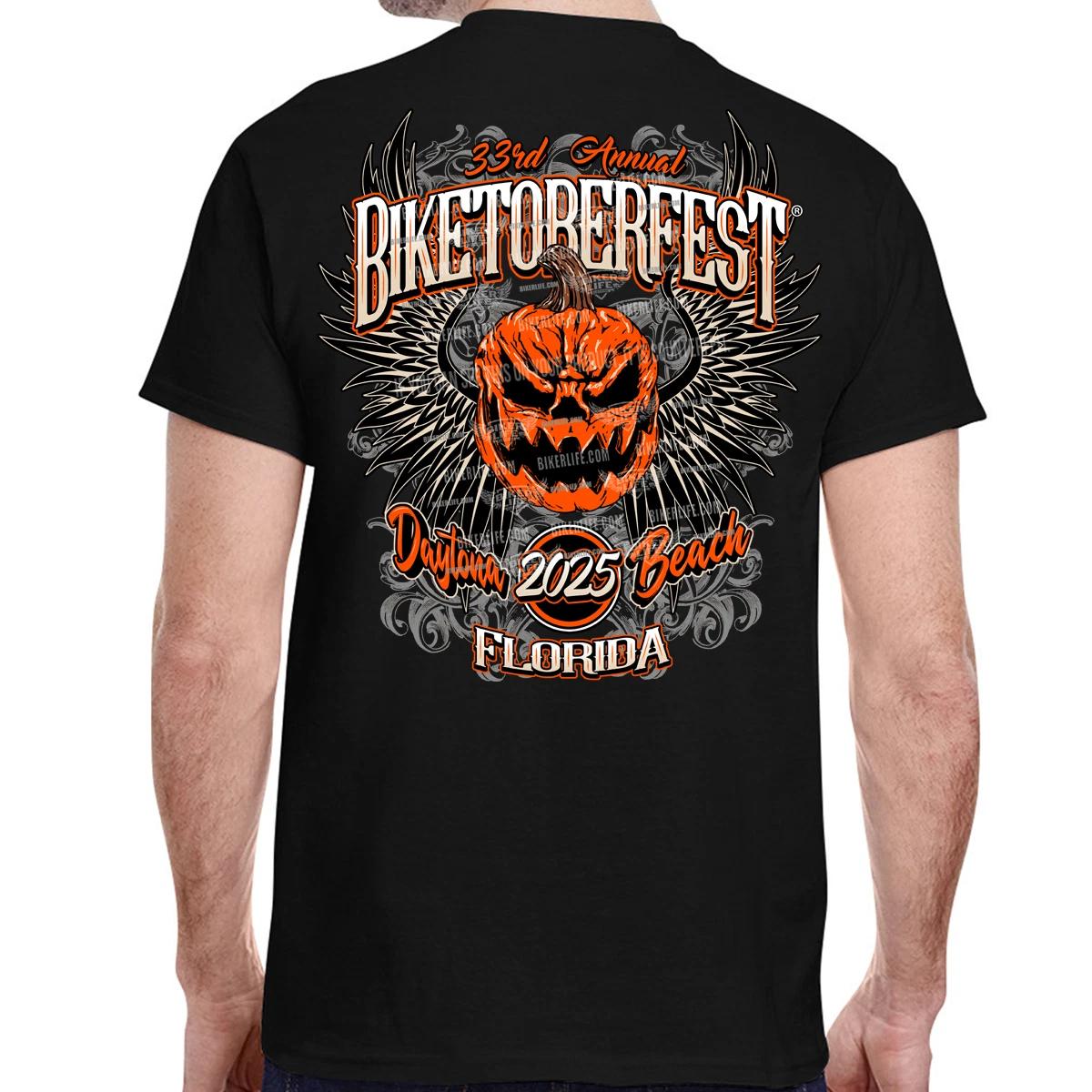 2025 Biketoberfest Daytona Beach Pumpkin No Harley XS