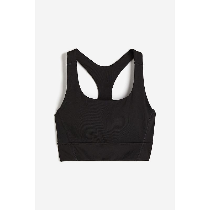 

[H & M Move Drymove™] Женское спортивное нижнее белье Летний уличный тренировочный бюстгальтер 1206078 A70 Black
