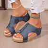 Women’s Studded Wedge Slide Sandals Comfortable Summer Shoes