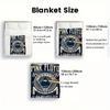 Pink Folrd 2D Flat Pattern Flannel Blanket High quality All Seasons Warmth and Comfort Perfect for Christmas Gifts.NMT0928297