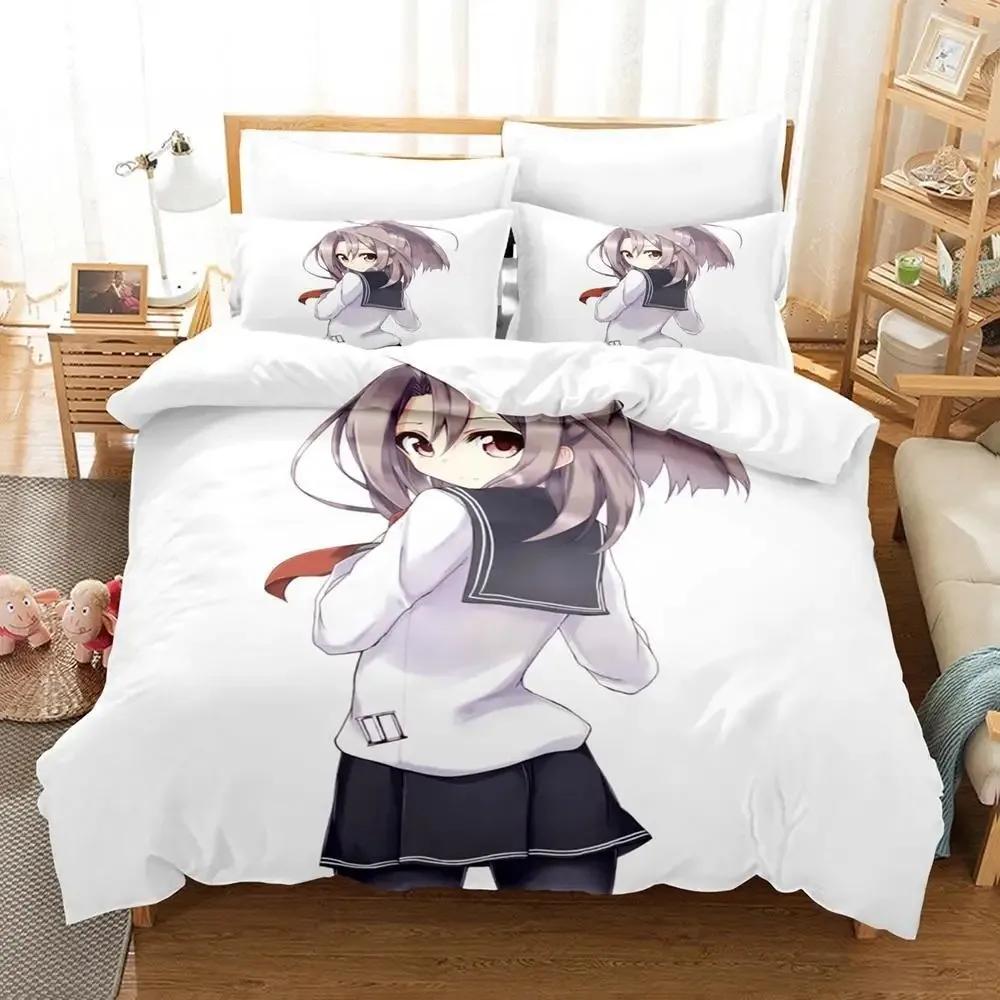 Zuihou (Kancolle) Bedding Set Single Twin Full Queen King Size Bed Set Aldult Kid Bedroom Duvet cover Sets Print bed sheet set