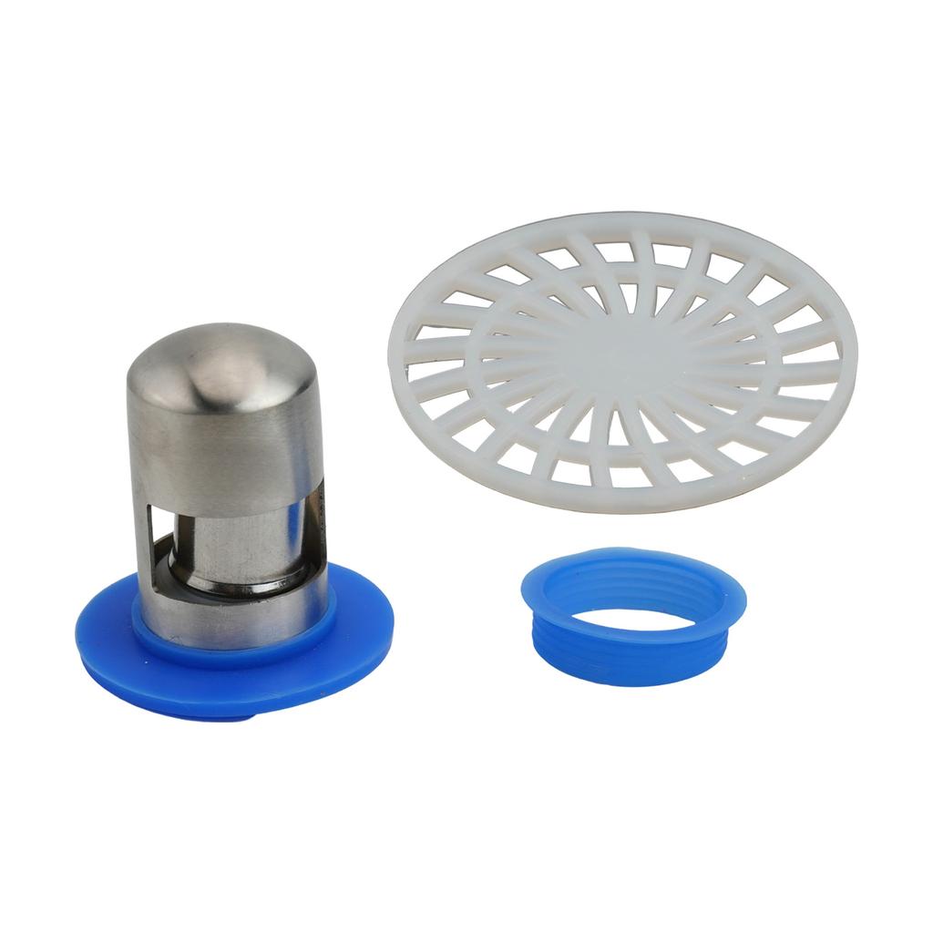 Stainless SteelFloor Drain Core Deodorant Cover Floor Drain Filter Backflow Preventer 32-55CM Toilet Washbasin Sewer Drain Core
