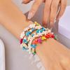 Bohemian Starfish Shell Beads Bracelet For Women Sea Star Turtle Conch Woven Rope Bracelet Summer Beach Party Holiday Jewelry
