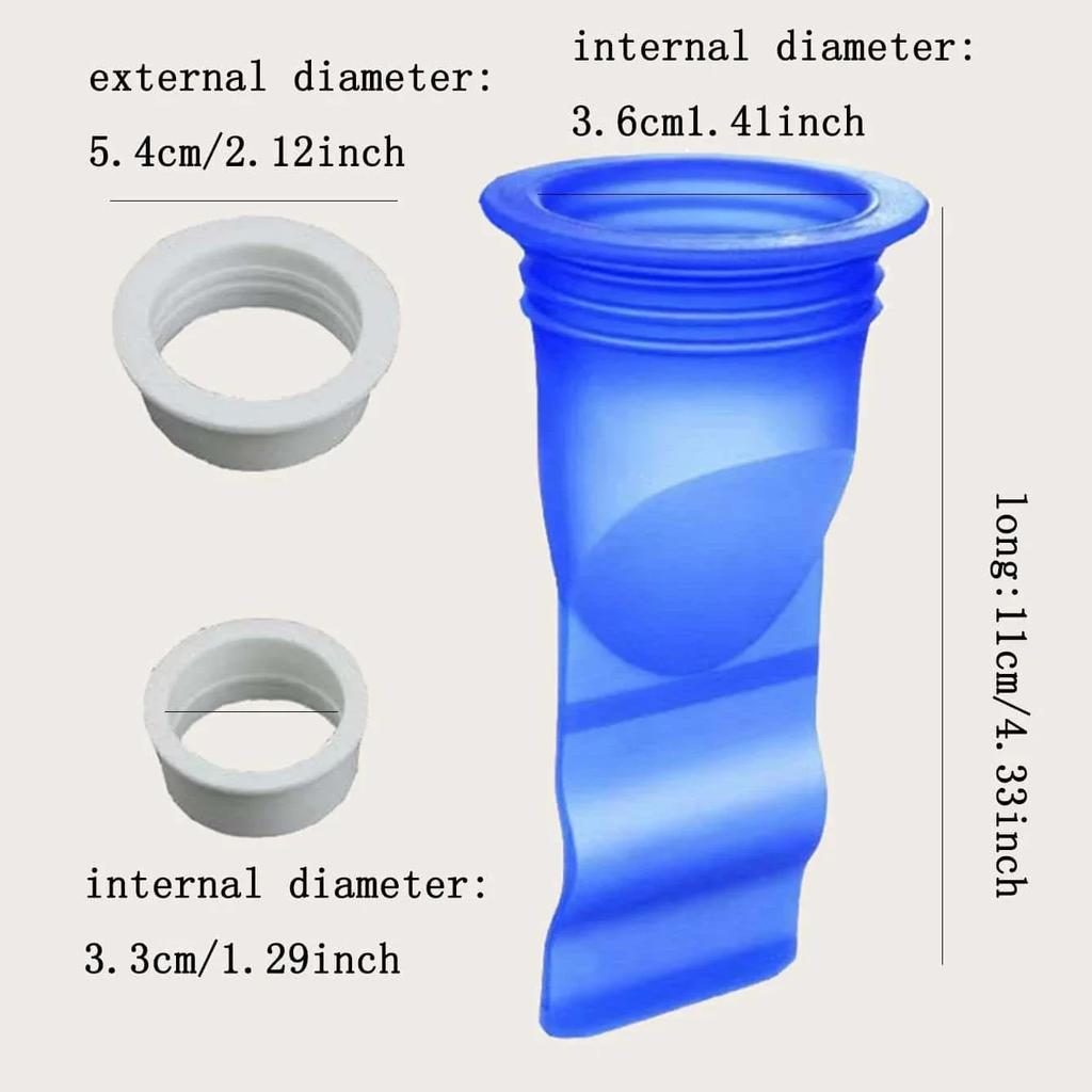 3 pezzi-Scarico a Pavimento in Silicone Antiodore Trappola Anti-Riflusso per Scarico a Pavimento del Lavandino per Tubi in Toilette Bagno Cucina