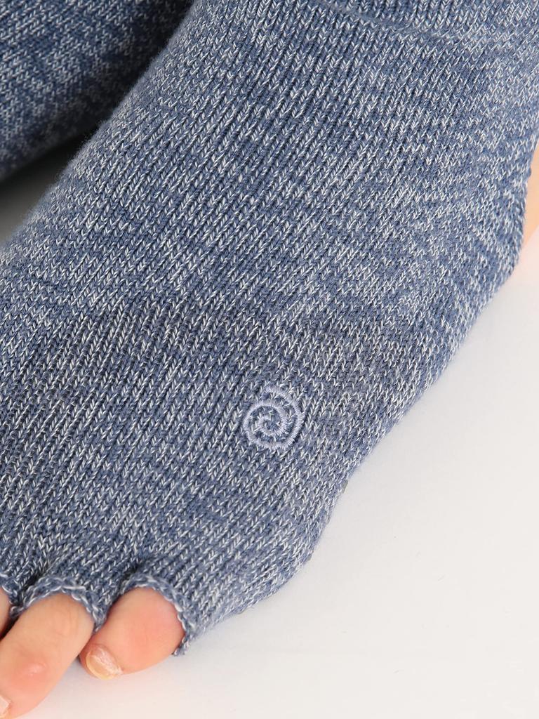 Yoga Socks in Socks with and French Size M [Suria] [Kaldogetta] <Made Japan> Five-Toe Non-Slip Features, Moisture-Wicking Heat-Generating, Rose,