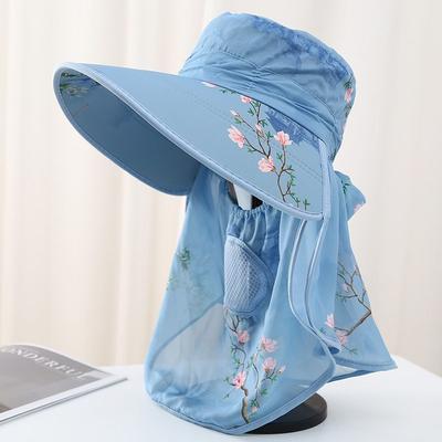 Radfahren Neuer Hut Sommer Bauernhof Sonnenschutzhut UV Outdoor Maske Gesichtsschild Sonnenhut