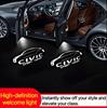 2PCS LED Car Logo Projector Lamp Door Shadow Light Decoration For Honda Civic Hybrid 2006-2025 Door Courtesy Lamps