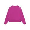 Li-Ning X Pixar Toy Story Series Womens Plush Warm Loose Pullover Sweatshirt Women Tops Magenta AWDSF34-1
