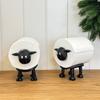1pc Cute Sheep Roll Paper Towel Holder Creative Living Room Coffee Table Dining Table Kitchen Bedroom Roll Paper Tube Holder