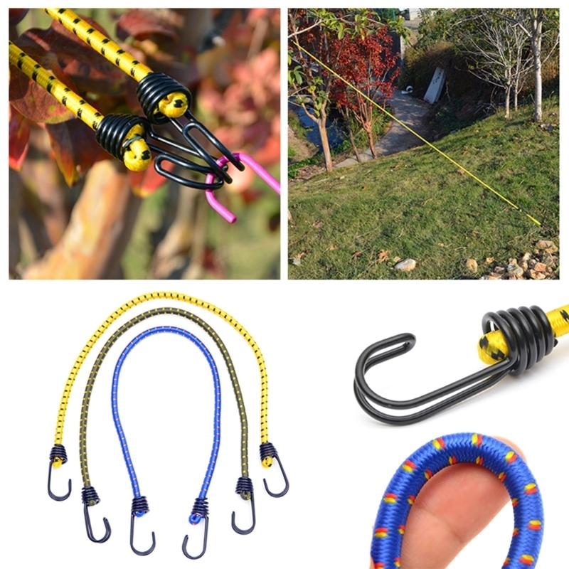 6pack Regulable Rubber Tie Multipurpose Stretch Rope Furniture Moving Strap for Motorcycles, Furniture, and Bikes