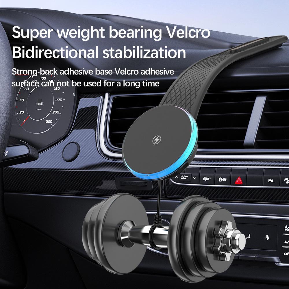 Qi2 MagSafe Trådlös Billaddare & Vikbar Telefonhållare