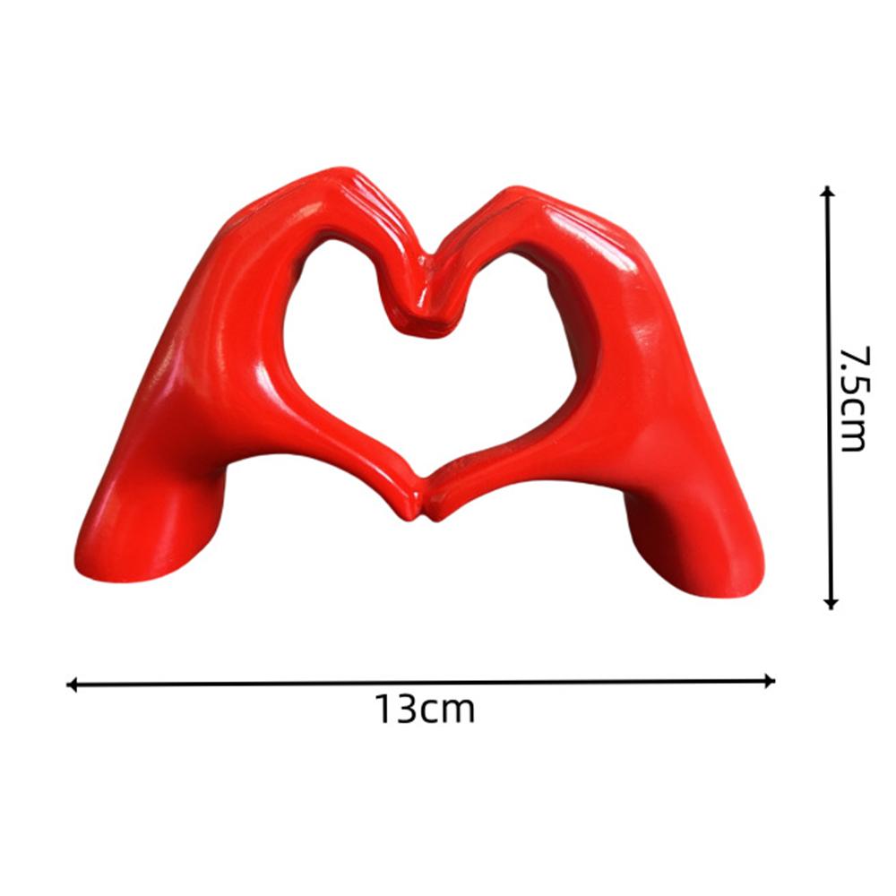 

Статуэтки скульптуры жест любви настольное украшение скульптура фигурки скандинавский светлая роскошь предметы искусства и ремесел офисный домашний декор реквизит As Pictures Shown красный