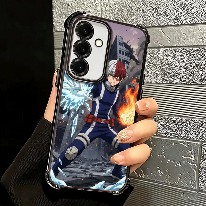 MHA My Hero Todoroki Shoto Soft Phone Case For Samsung A17 A27 A07 A37 A57 A16 A56 A15 A55 A14 A54 A13 A53 A26 A36 A25 A35 A24 A