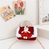 Eyecatching Kids Crossbody Bag Bright Red Pearl Princess Bag With Durable Antitheft Features