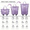 [Foldable Travel Bag] 3-Layer Extra-Large Foldable Travel Bag with Wheels | Nylon Luggage for Daily Commute & Moving
