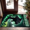 1PC Green Saint-Etienne Football  Rug Game Carpet, Floor Mat for Bedroom Living Room Entryway Rug, Home Decor Idea Gift for Christmas birthday