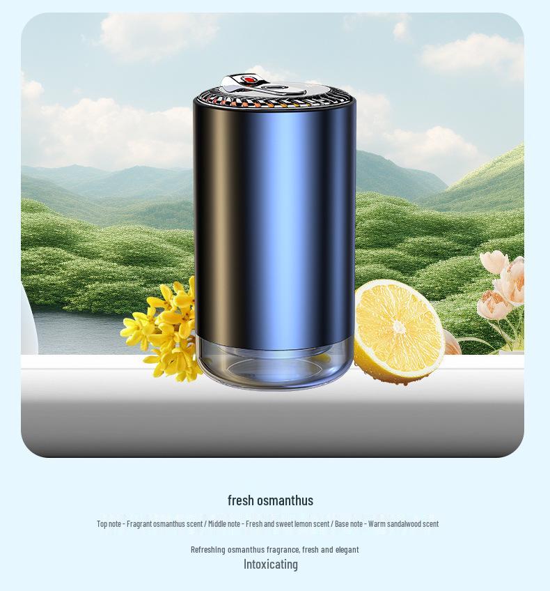 Starry Sky Car Air Vent Perfume Diffuser: Smart Automatic Aroma Sprayer with Long-lasting Fragrance and Ambient Ceiling Light Effect.