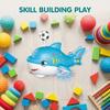 Portable Floating Ball Blowing Toy Mini Sensory Baby Toy Electric Swivel Shark Toy  Montessori Toy