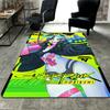 Cyberpunk Style with Hook Motifs Rug Floor Mat for Living Room or Bedroom Soft and Comfortable Carpet a Gift for Birthday and Holiday.