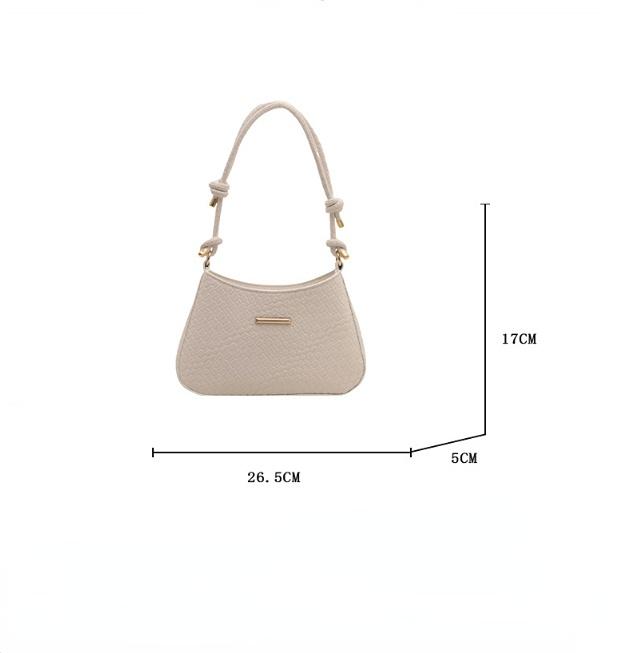 New Commuting Solid Color Armpit Bag Crossbody Bag Simple and Fashionable Shoulder Bag Temperament Women's Handbag