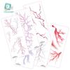 2025 Waterproof Hunter Girl Group Halloween Vein & Lightning Tattoo Stickers