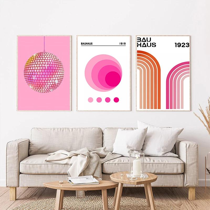 Matisse Bauhaus Angel Number Picasso Flower Wall Art Canvas Painting Pink Tiger Poster Picture Modern Living Room Interior Decor