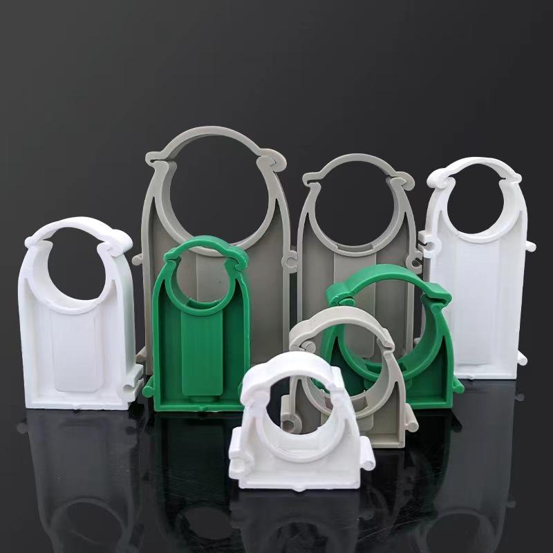 PPR U-Shaped Pipe Clamp for PVC Aluminum-Plastic with Flip-Top Hanging Design