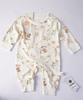 Double-Layer Pure Cotton Baby Romper: Breathable, Boneless, Close-Fitting, Warm Newborn Crawling Clothes.