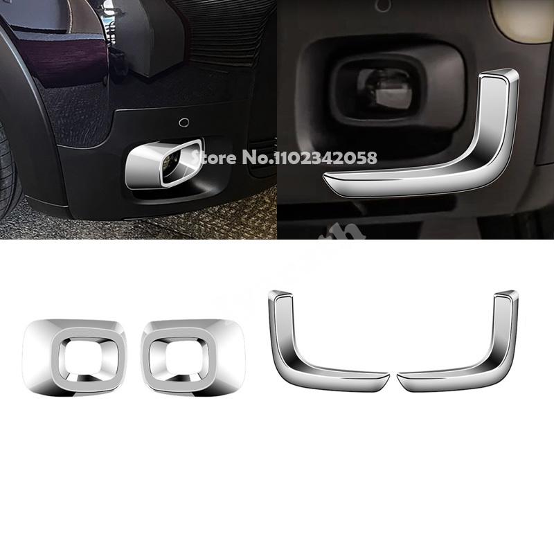 For Honda FREED CROSSTAR 2024 2025 ABS Front bumper Fog Light Frame Decoration foglamp circle Cover  Car Exterior Accessories