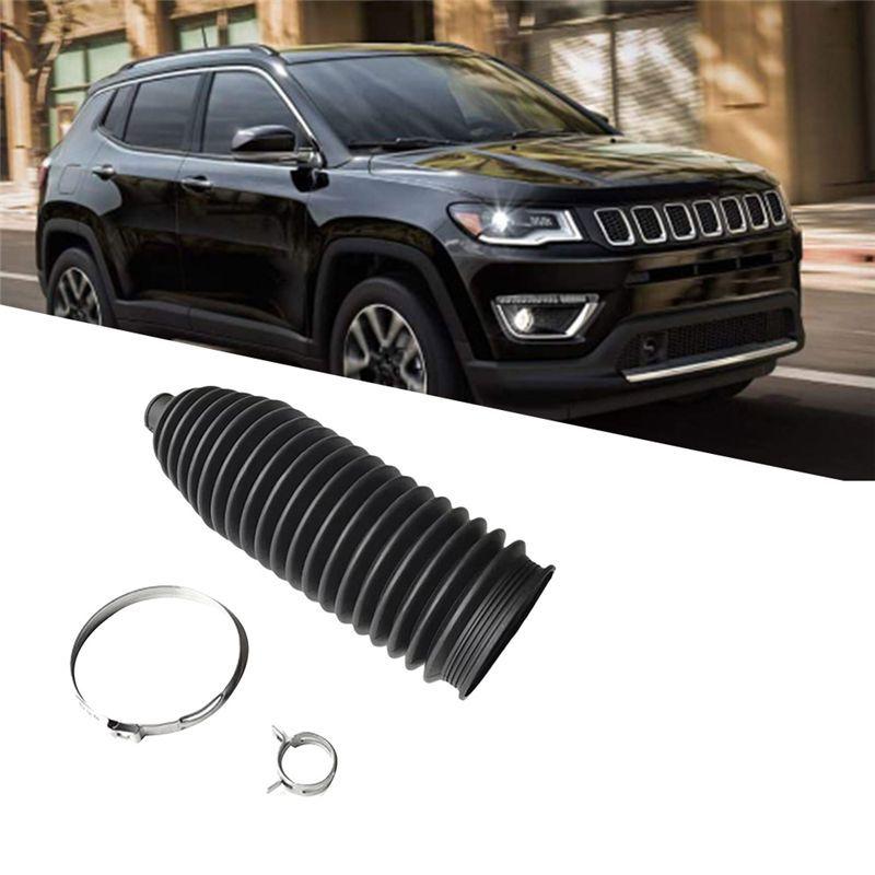 ABHX-Car Steering Gear Dust Cover 77367811 68320133AA For Jeep Compass Renegade 2015-2019 Steering Rack Boot