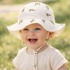 Wide Brim Children Fisherman Hat Cotton Kids Sun Cap Unisex Floral Print Baby Bucket Hat  Girls