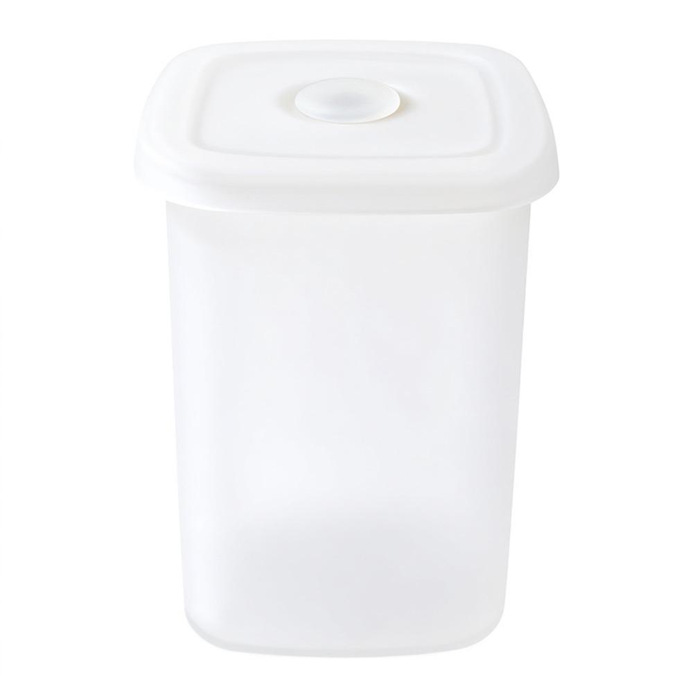 600/800/1000ml Silicone Storage Box White Blue Large Capacity Sealed Jars Food Grade Vacuum Preservation Sealed Tank
