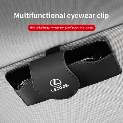 Car Glasses Storage Box Sun Visor Hanging Organizing Bag For FSPORT LBX NX RX 350h 450h ES UX 300e GS GX IS LS LX CT LC