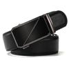 Belt Men's Alloy New Automatic Buckle Cowhide Pants Belt Business Casual Trend Middle Aged and Young Belt Men