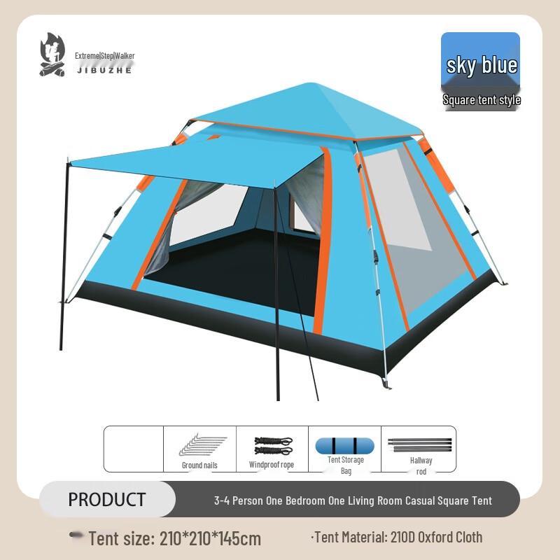 Outdoor Automatic Pop-Up Camping Tent